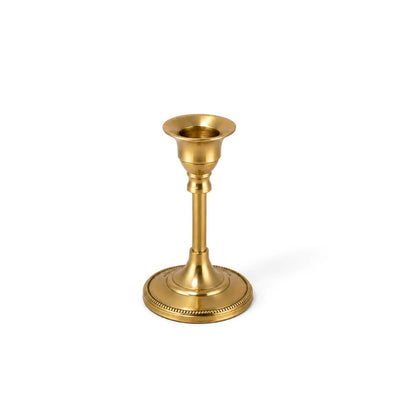 Taper Candlestick Gold 5in