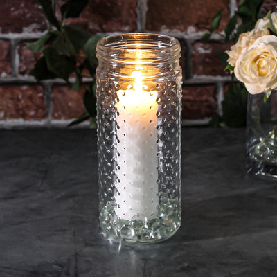 Hobnail Mason Jar Vase 9.25" Success - thumbnail number 4