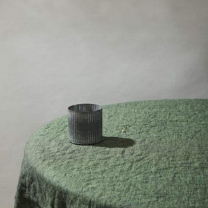 Norah Corrugated Zinc Pot Vase 3"x3" Set of 6