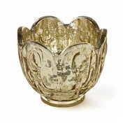 Gold Carraway Votive Holders Set of 6 - thumbnail number 1
