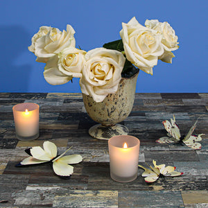 Chelsea Vase 4.75" x 5" Marbled