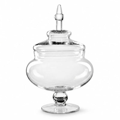 Glass Apothecary Jar 14"