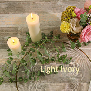 Richland Pillar Candles 2" x 3" & 2" x 6" Set of 20