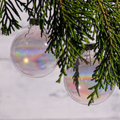 Richland Glass Ornaments 2.5” Iridescent Set of 12 - thumbnail number 2