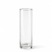 Clear Glass Cylinder Vase 3" x 11.75" on a white background - thumbnail number 1