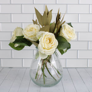 Halcyone Vintage Glass Vase Set of 8