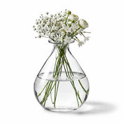 Opal Vase with a white floral arrangement on a white background - thumbnail number 2