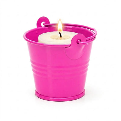 Richland 2" Iron Favor Bucket, Fuchsia Set of 25 - thumbnail number 3