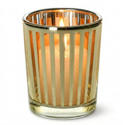Richland Gold Stripe Glass Holder - Small Set of 12 - thumbnail number 3