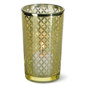 Richland Gold Lattice Glass Holder - Large Set of 12 - thumbnail number 3