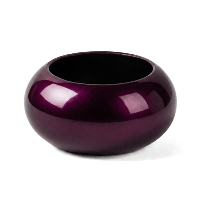 Richland Napkin Ring 2.3" Eggplant Set of 4
