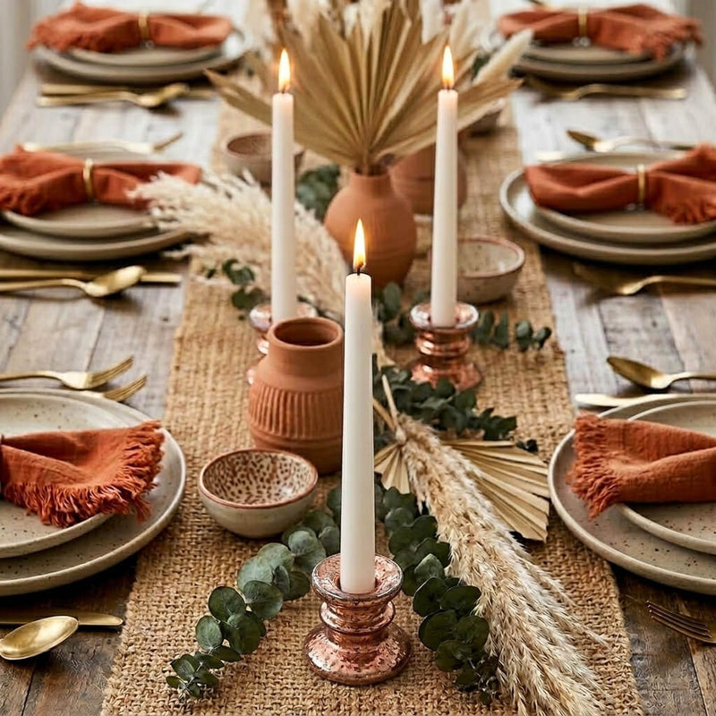 Richland Athena Taper Candle Holder Rose Gold Set of 12 - thumbnail number 4