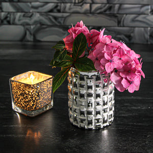 Richland Mosaic White Vase