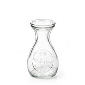 Clear Teardrop Glass Bud Vase - thumbnail number 1