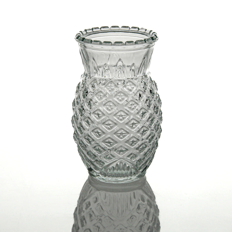 Richland Glass Bud Vase Clear Pineapple - thumbnail number 1