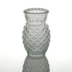 Richland Glass Bud Vase Clear Pineapple
