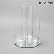 Eastland Round Mirror and Cylinder Vase Centerpiece Set of 48-8" Mirror - thumbnail number 1