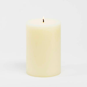 Richland 4" x 6" Ivory Pillar Candle