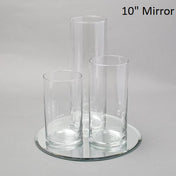 Eastland Round Mirror and Cylinder Vase Centerpiece Set of 48 - thumbnail number 3