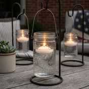 Eastland 7.5" Hanging Dotted Glass Jar with Handle Set of 12 - thumbnail number 10