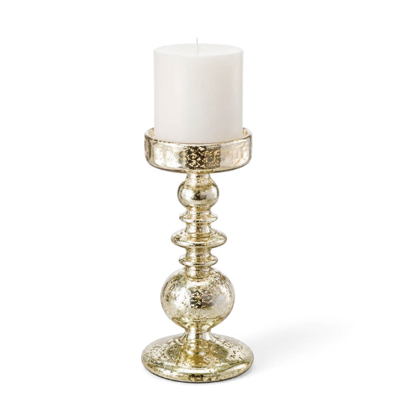Richland Pillar Holder Unique Mercury Bubble - 8.5" - Set of 6 - thumbnail number 3