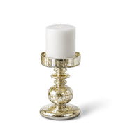 Richland Pillar Holder Unique Mercury Bubble - 7.3" - Set of 6 - thumbnail number 2
