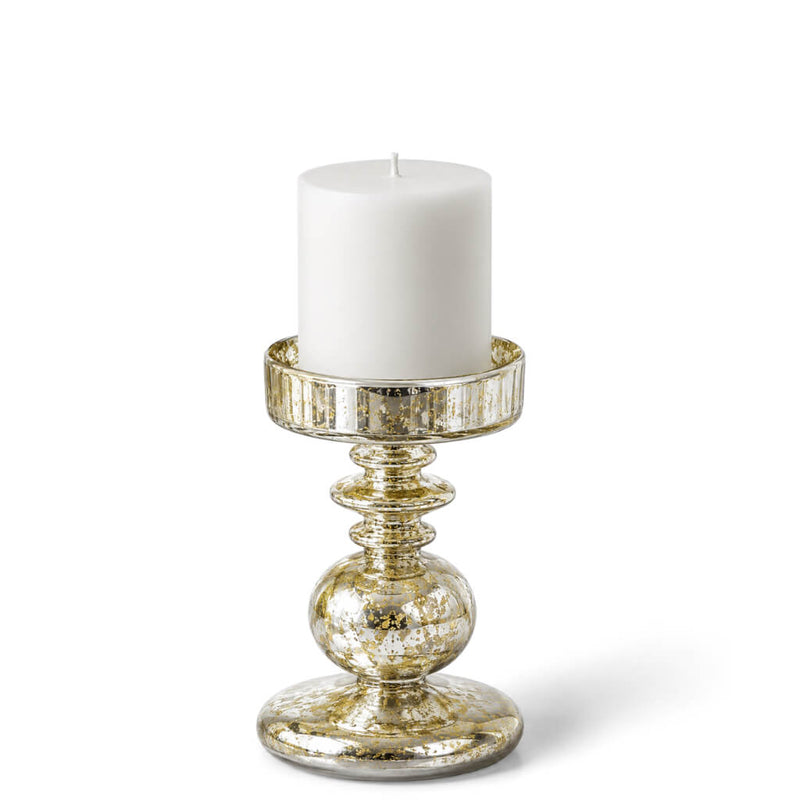 Richland Pillar Holder Unique Mercury Bubble - 7.3" - Set of 6 - thumbnail number 2