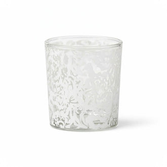 Richland White Lace Design Votive Candle Holder Set of 12