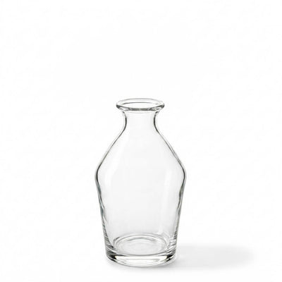 Clear glass Quinn Vase shown on a white background - thumbnail number 1
