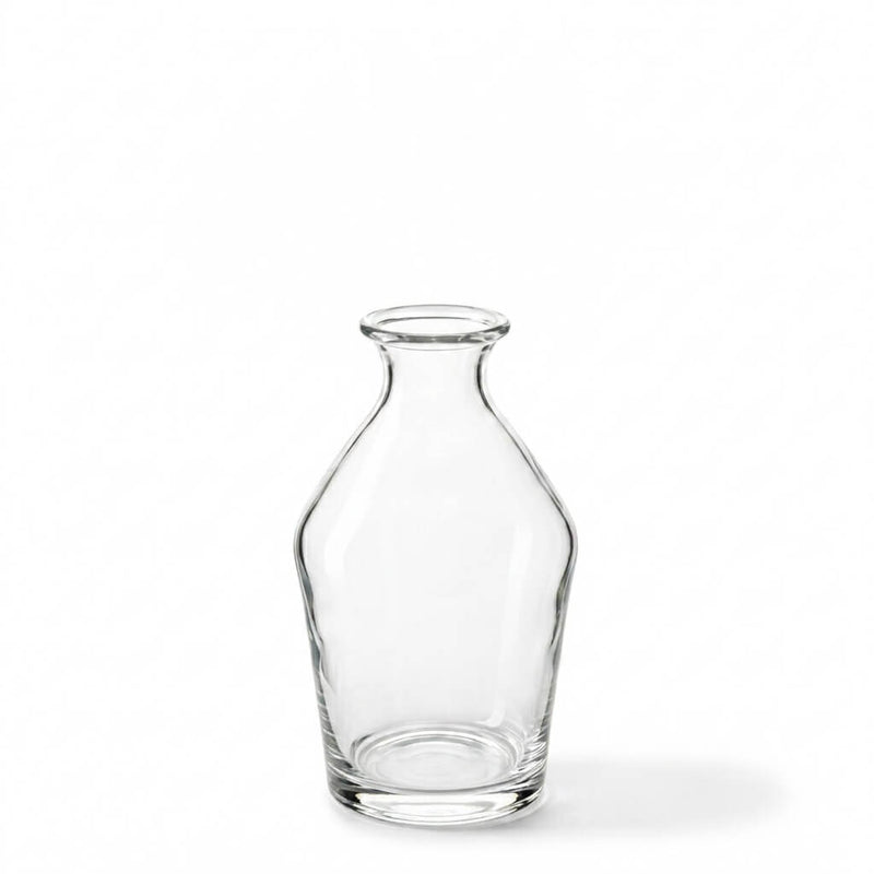 Clear glass Quinn Vase shown on a white background - thumbnail number 1