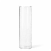 Glass Chimney Candle Shade 4" x 16" – Set of 12 - thumbnail number 1