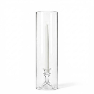 Glass Chimney Candle Shade 4" x 16" – Set of 12 - thumbnail number 2
