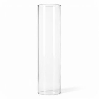 Glass Chimney Candle Shade 4" x 18" – Set of 2