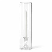 Glass Chimney Candle Shade 4" x 18" – Set of 12 - thumbnail number 2