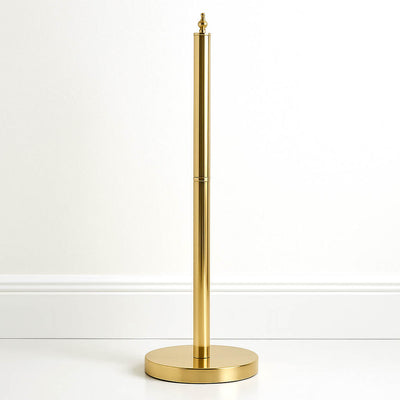 Set of 3 Metal Chandelier Lamp Stand Poles with Base – Gold Decorative Lamp Accessories