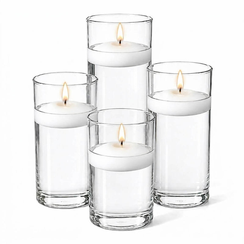 Eastland Cylinder Vases 6" , 7.5", 9" & 10.5" Set of 48 - thumbnail number 3