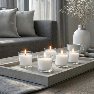 Richland Votive Candles & Eastland Clear Votive Holders Set of 72