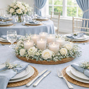 Richland Votive Candles & Eastland Frosted Votive Holders Set of 72 - White - Unscented - thumbnail number 6