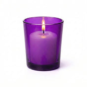 Richland Votive Candles & Eastland Colored Votive Holders Set of 288 - White - Purple Style - thumbnail number 2