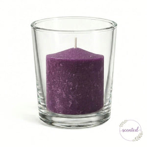 Richland Votive Candles & Eastland Clear Votive Holders Set of 12