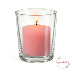 Richland Votive Candles & Eastland Clear Votive Holders Set of 72