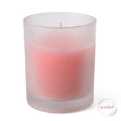 Gardenia scented candle in frosted glass container - thumbnail number 1
