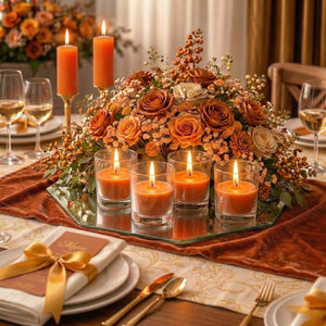 Richland Votive Candles & Eastland Clear Votive Holders Set of 72