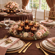 Richland Votive Candles & Eastland Clear Votive Holders Set of 12 - Brown - Unscented - thumbnail number 3