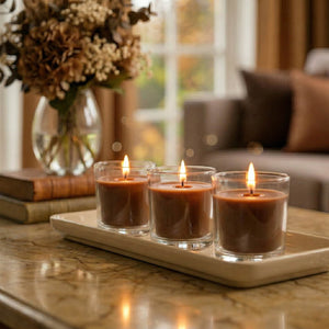 Richland Votive Candles & Eastland Clear Votive Holders Set of 72