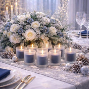 Richland Votive Candles & Eastland Frosted Votive Holders Set of 144 - thumbnail number 84