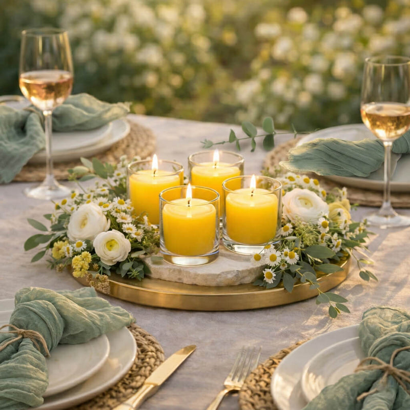 Richland Votive Candles Unscented Yellow 10 Hour Set of 12 - thumbnail number 5