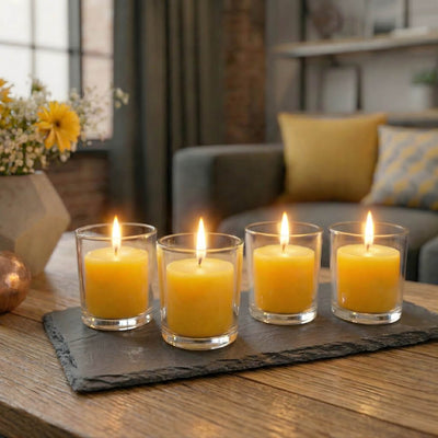 Richland Votive Candles & Eastland Clear Votive Holders Set of 12 - thumbnail number 55