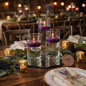 Richland Floating Candles 3" Purple Set of 96 - thumbnail number 3