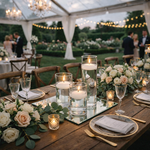 Richland Floating Candles & Eastland Cylinder Holders Set of 3